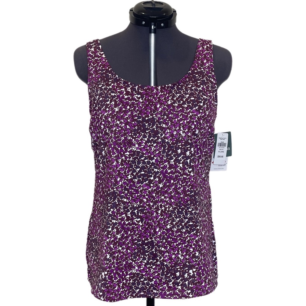 L.L. Bean Scoopneck Tankini Top NWT